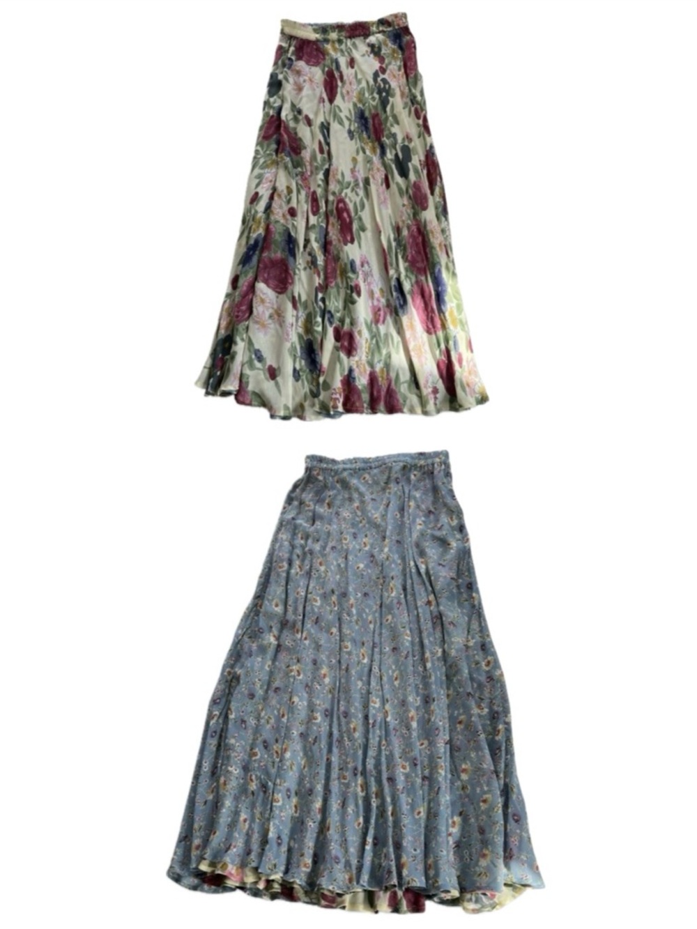 Carol Anderson Vintage Floral Women's Maxi Reversible Skirt - PM